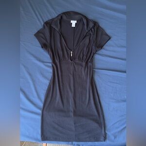 Rue21 Black Ribbed Mini Dress